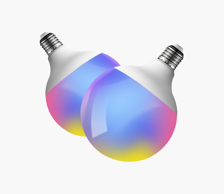 LED RGB Bulb Light G95 20W