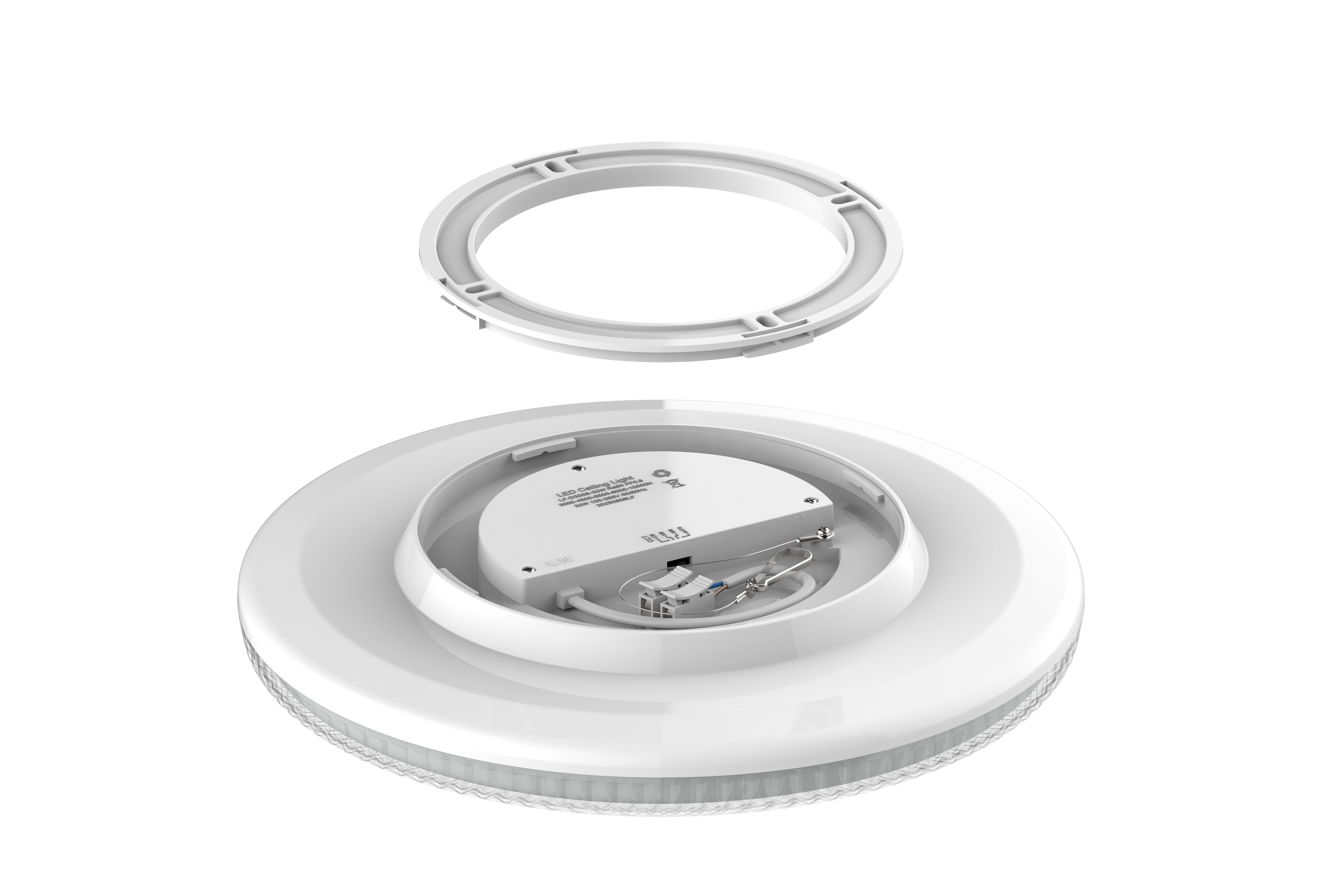 Ultra-Thin Round Crystal LED Ceiling Light
