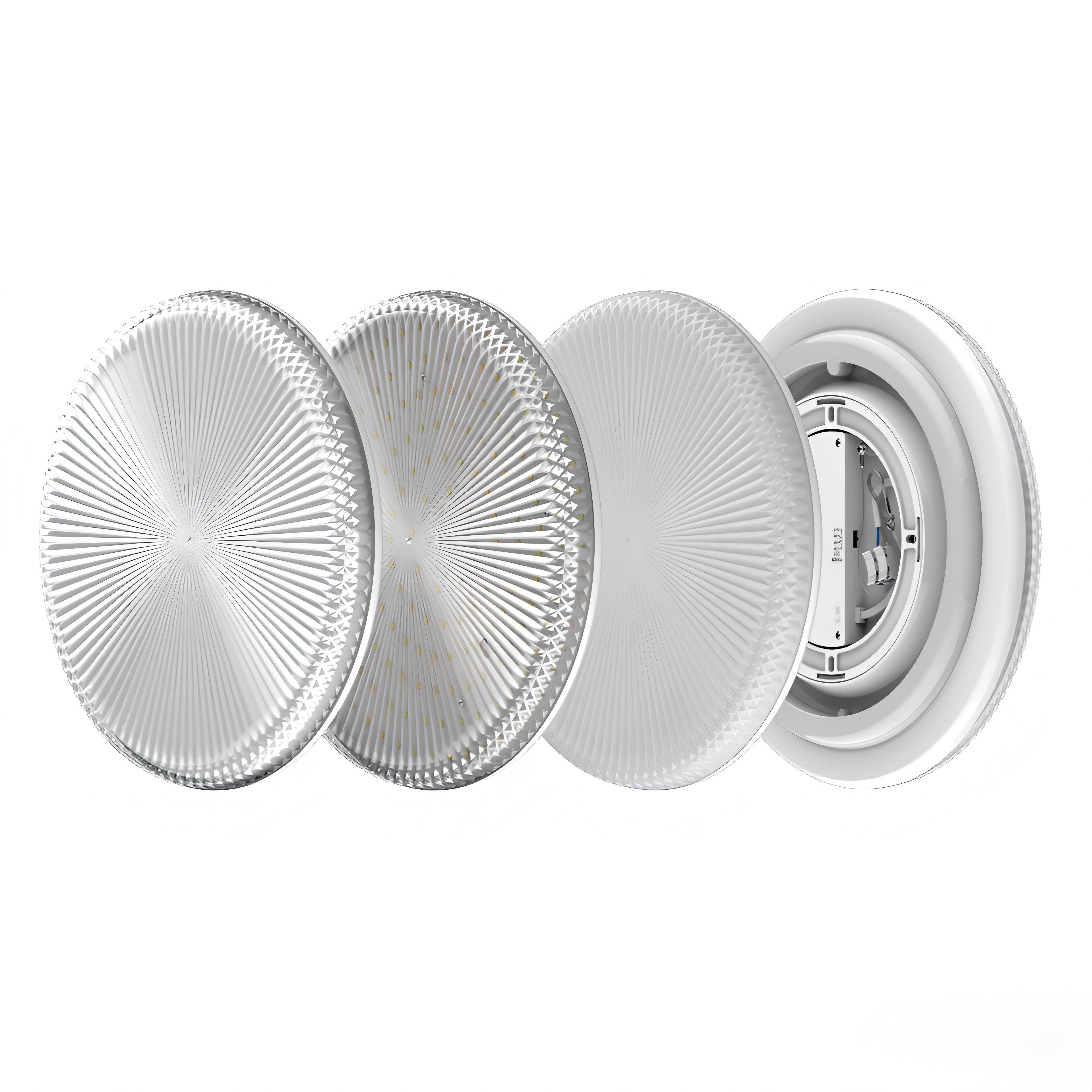Ultra-Thin Round Crystal LED Ceiling Light