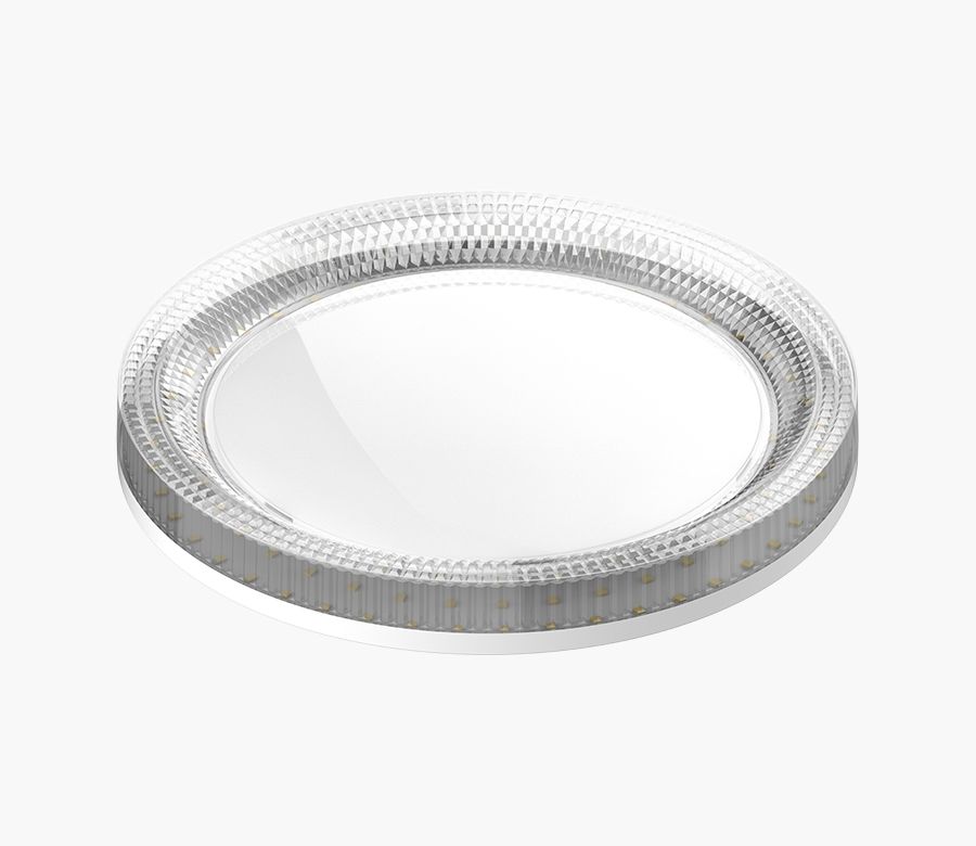 LED Crystal Ceiling Light 24W 36W Recessed Surface Mount Compatible